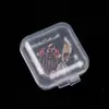 Cajas Pequeñas de Plástico PP Transparente Marca X para Accesorios de Joyería, Tarjetas, Piezas y Hebillas, Cajas Cuadradas Pequeñas con Logo Personalizable