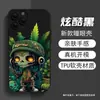 Capa Popular Estilo Guerreiro Zumbi Europeu e Americano Caveira Escura para Apple 16Pm, iPhone 17 Anti-Queda Capa Macia