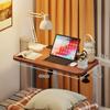 Estante de almacenamiento para mesita de noche Tablero para mesita de noche de dormitorio Cama litera Colgante Plegable Cama Mesa pequeña Extensión Divisor Estantería