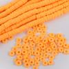 Colar de pulseira de grânulos de gaxeta de wafer de cerâmica macia de cor transfronteiriça de 6 mm frisada contas soltas boêmias contas espaçadoras