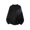 Nueva sudadera casual de metal estilo chino, talla grande, cuello redondo para hombre, top holgado de manga larga, capa base, primavera y otoño, con botones