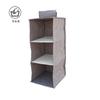 En stock nuevo algodón lino almacenamiento de armario bolsa colgante para colgar ropa ropa de bebé bolsa de armario ropa interior multicapa ventas directas de fábrica