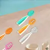Colheres de Silicone para Bebê, Pacote com 2 Colheres Macias para Alimentação de Recém-Nascidos e Comida de Bebê