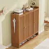 Zapatero simple para entrada, zapatero de gran capacidad para guardar zapatos, a prueba de polvo, con capacidad para 40 pares de zapatos, nuevo modelo de mueble para entrada