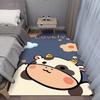 Alfombra Larga de Dibujos Animados Linda para Dormitorio junto a la Cama, Resistente a Manchas, Adecuada para Habitación de Niñas, Mesa de Café, Ventana Abuhardillada de Moda, Balcón