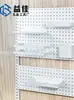 Tablero blanco perforado del pilar A, estantería de almacén, estante de pared para almacenamiento, accesorios, herramientas para estante de cocina