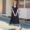 Vestido Nuevo de Algodón y Seda 2026 para Mujer, Verano Tallas Grandes, Ropa para Mamá de Mediana Edad y Adulta Mayor, Vestido Elegante y de Gama Alta de Manga Corta