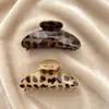 Elegante Pinza para el Cabello con Estampado de Leopardo para Mujer, Nuevo Pasador Vintage Otoño/Invierno, Versátil Accesorio de Lujo para Peinados Recogidos
