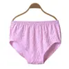 Cuecas de Algodão Puro Wang Shuxia de Cintura Média-Alta para Homens e Mulheres, Roupa Íntima Feminina Plus Size para Pessoas de Meia-Idade e Idosos