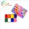 Tinta a Óleo Clássica de 8 Cores para Jogos Esportivos, Dramas de Palco, Tinta a Óleo para Festivais, Maquiagem Facial, Pintura Corporal, Segura e Mais Colorida