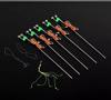 Set de Sedal de Pesca Sencillo para Personas Perezosas, Set de Sedal de Pesca Automático para Pesca Salvaje, Anzuelo de Tortuga de Resorte, Set de Sedal y Anzuelo para Peces Negros
