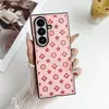 De Aspecto Elegante y Moderno, Adecuado para Funda de Teléfono Móvil Samsung Zfold4, Anticaídas Plegable Izquierdo y Derecho Zfold6 Estilo Británico Estilo Fresco