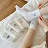 Calcetines de Terciopelo de Visón para Mujer en Otoño e Invierno Calcetines de Media Caña Forrados de Felpa Color Sólido para el Hogar Cálidos Peludos Engrosados Calcetines de Piso para Dormir y Postparto