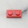 Accesorios para Joyería DIY Ensamblaje Acrílico Color Único Bloques de Construcción Llavero Colgante para Bolsa Colgante para Collar Colgante