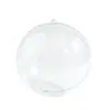 Pelota Transparente en Caja, Pelota Acrílica, Pelota Redonda Hueca con Agujero para Colgar, Pelota de Navidad, Colgante Decorativo de Navidad, Pelota Acrílica de PS