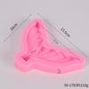 Molde de silicona líquida para fondant, diseño de sirena, serie marina, grande y pequeño, con forma de concha, para decoración de West Point