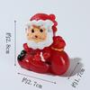 Colección de Navidad DIY Accesorios para el cabello hechos a mano Cuerda para la cabeza Agujero Zapatos Llavero Caucho cremoso Funda para teléfono Accesorios de resina