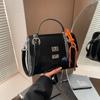 Bolso Grande Estilo Urbano Diseño Único Bolso Cuadrado Pequeño Bolso Cruzado de Cuero Suave de Gran Capacidad para Mujer Bolso de Trabajo Versátil