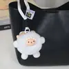 Lindo Llavero Colgante de Piel Sintética de Conejo Mink Estilo Ins Muñeco de Peluche Juguete Adorno para Mochila Bolso Regalo para Coche