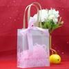 Bolsa transparente de mano para regalo de cumpleaños de niños de preescolar bolsa de regalo vacía para merienda de fiesta de niños de diez años