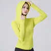 Chaqueta Gruesa para Correr y Yoga al Aire Libre para Mujer, Nueva Colección Primavera y Otoño 2026, Cierre Completo, Adelgazante, Alta Elasticidad, Top de Fitness