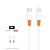 Cable de Datos de Silicona Anticongelante 66W Carga Súper Rápida Adecuado para Apple Huawei Tipo-C Android 6A Carga Rápida Cable de Carga