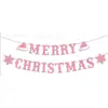 Bandera de Navidad de Invierno Transfronteriza Banner de Decoración para Fiesta de Invierno Suministros de Decoración para Fiesta de Feliz Navidad
