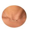 Europa y Estados Unidos collar de cadena simple de clavícula con múltiples perlas transfronterizo lujo ligero exquisito collar de alta gama regalo para mujer joyería al por mayor