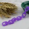 Bolsas para Joias DIY Acessórios Plástico Acrílico Alto Brilho Cor Gelatina Transparente 14*19 Fivela de Corrente Argola de Salto Aberta