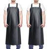 Alça de ombro dupla para pesca avental de tendão de boi tipo H preto 35 seda 80*105cm avental de limpeza doméstica à prova d'água e de óleo