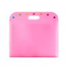 Tranbo/estándar completo portátil moda personalizado botones coloridos 13 compartimentos bolsa organizadora estudiante bolsa de almacenamiento para materias