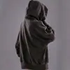 Suéter pullover casual de otoño nuevo para hombre, ropa con capucha holgada, Harajuku moderno, personalidad versátil, top suave y guapo