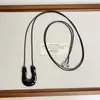 Collar Largo Estilo Ouni Coreano para Mujer, Lujo Ligero con Sensación de Alta Gama, Colgante de Gota de Agua Sólida Ojo de Caballo Pequeño Accesorio de Cadena para Suéter