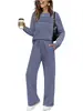 Ropa Femenina Europea y Americana Amazon Moda Transfronteriza Conjunto de Manga Larga y Pantalón Largo Otoño Nuevo 2025 Conjunto Casual de Dos Piezas para Mujer
