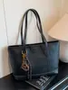 Bolsa Tote Vintage de Gran Capacidad Transfronteriza para Mujer, Estructurada y con Sensación de Alta Gama, Bolso de Hombro para Viajar, Bolso de Mano para Mujer