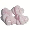 Esponja de Maquillaje Nueva de Terciopelo con Lazo Forma de Corazón Esponja de Terciopelo de Cristal Esponja para Polvo de Miel Polvo Suelto Esponja Lista para la Venta