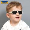 Óculos de Sol Polarizados de Silicone para Crianças de 0 a 3 Anos, Óculos de Sol para Proteção ao Ar Livre 8187, Óculos Anti-UV para Bebês