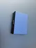 Portatarjetas de Acero Inoxidable, Caja de Tarjetas Compacta de Metal de Alta Gama para Hombres y Mujeres, Ultradelgada, Antidesmagnetización, Portatarjetas Bancarias Antirrobo, Portatarjetas