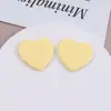 Brillante Color Macarrón Dulce Versátil Colorido Corazón Pasador de Pelo Tocado Pendientes Accesorios para Joyería DIY Materiales al por Mayor
