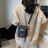 Bolso Cruzado Pequeño con Bloques de Color Mariposa Estilo Coreano Moda 2025 Casual para Mujer Bolso de Hombro Cruzado Bolso para Teléfono