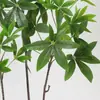 Planta Artificial Verde de Luxo Leve de Alta Qualidade Árvore da Fortuna Decoração de Sala de Estar Interna Planta Artificial Grande de Chão Artificial