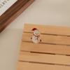 Estilo Navideño Linda Chica Japonesa Broche de Aleación Pasador Accesorios para el Cabello Lindo Colgante Pequeño Personalidad de Dibujos Animados Pin Versátil