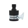 Adaptador de niple negro conector de tubería de agua para grifo accesorios conexión rápida de agua conexión de niple universal