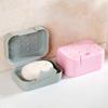 Caja de Jabón Portátil con Tapa Sellada para Viaje Impermeable para Baño de Casa Inodoro Lindo Portajabón con Cierre Caja de Jabón