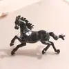 Broche de Caballo del Zodiaco Retro Estilo Chino Nuevo Transfronterizo Europeo y Americano Moda Simple Accesorios de Broche para Traje de Hombre