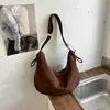 Bolsa Lua Retro Simples de Grande Capacidade Moderna para o Dia a Dia Nova Coleção Outono/Inverno 2026 Bolsa de Ombro Versátil Leve