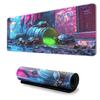 Série espacial estilo jogo videogame computador teclado grande pad almofadado antiderrapante mouse pad uma geração de cabelo