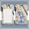 Tarjeta de Identidad con Texto de Caligrafía Antigua, Tarjeta de Autobús, Tarjeta de Estudiante, Tarjeta de Comida, Tarjeta de Agua, Tarjeta de Acceso al Campus, Tarjeta de Fábrica, Juego de Tarjetas Escolares