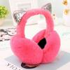 Orejeras para Otoño e Invierno, Talla Única para Niños y Niñas, Lindas Orejeras de Dibujos Animados, Forradas de Felpa para Calidez, Orejeras de Piel de Conejo Over-Ear
