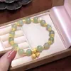 En stock popular elegante pulsera de tulipán colgante pulsera de alta retención de color pulsera de moda lujo ligero regalo simple para amante